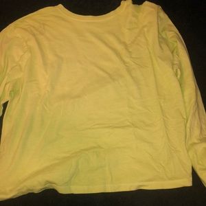 Neon green long sleeve